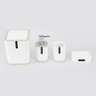 Kit Banheiro Lavabo 4 Peças Resistente e Moderno:branco - 2