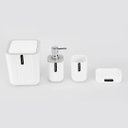 Ver imagem 2 de Kit Banheiro Lavabo 4 Peças Resistente e Moderno:branco