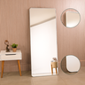 Espelho Corpo Inteiro 170x70cm Retangular Moldura em Alumínio Prata Designer Moderno C/ Sup. Chão - 7
