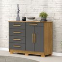 Ver imagem 1 de Cômoda Quarto 122cm com 2 Portas Sapateira Vitória V01 - D’Rossi