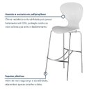 Ver imagem 6 de Kit 6 Banquetas Alta com Encosto Flash Branco