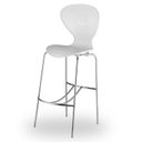 Ver imagem 5 de Kit 6 Banquetas Alta com Encosto Flash Branco