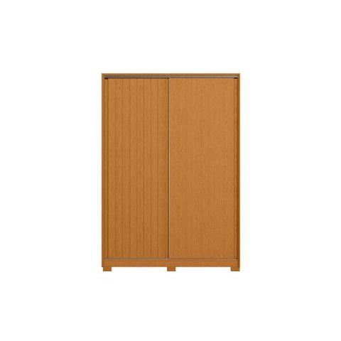 Guarda Roupa Frizatto Casal 2 Portas de Correr e 3 Gavetas - Cinamomo Flex - Albatroz