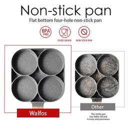 Frigideira Panela Engrossado Omelete Pan Antiaderente Walfos Fabricante de Madeira - 3