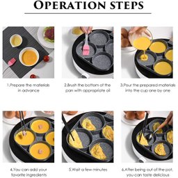 Frigideira Panela Engrossado Omelete Pan Antiaderente Walfos Fabricante de Madeira - 5