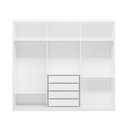 Ver imagem 3 de Roupeiro 6 Portas Casal Paris Branco