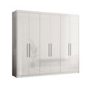 Ver imagem 1 de Roupeiro 6 Portas Casal Paris Branco