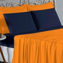 Ver imagem 4 de Jogo de Cama King Nobre 4 Peças Lençol com Elástico de 30cm de Altura Malha 100% Algodão -