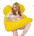 Ver imagem 4 de Travesseiro Gigante Happy Line 150 x 70 cm - Amarelo