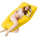 Ver imagem 1 de Travesseiro Gigante Happy Line 150 x 70 cm - Amarelo