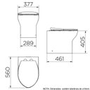 Ver imagem 4 de Vaso Sanitário Convencional Docol Lóggica 969366 Branco Esmaltado