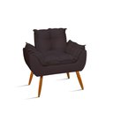 Ver imagem 3 de Kit 2 Cadeiras Poltronas Opala Suede :cinza