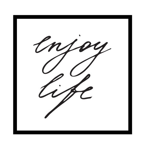 Quadro Decorativo Barcelona Enjoy Life 24X24 cm 24 X 24 cm