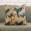 Ver imagem 5 de Kit com 4 Capas para Almofadas Decorativas Pássaros Amarelo