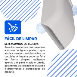Suporte de Parede para Controle Remoto Tv e Ar Condicionado- Branco - 8