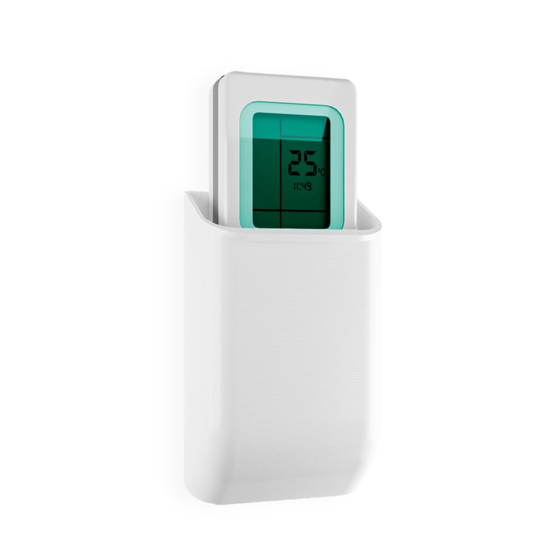 Suporte de Parede para Controle Remoto Tv e Ar Condicionado- Branco