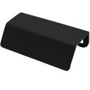Ver imagem 4 de Kit 4 Puxadores Alças de Sobrepor Preto Fosco Pv22 80 para Móvel Armários Gavetas