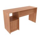 Ver imagem 5 de Mesa Computador Escrivaninha C/ Gaveteiro Ripado Me4174 Amêndoa - Tecno Mobili