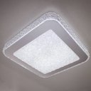 Ver imagem 1 de Lustre Plafon Led Gemini 24w 40x40 Céu Estrelado Acrílico Branco Frio 6500k Bivolt