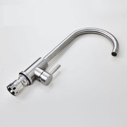 Torneira de Cozinha Monocomano Inox 304 Escovado Bica Movel - 5