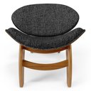 Ver imagem 3 de Kit 4 Poltronas Decorativa Orgânica Sala Living Kadosh L02 Linho Chumbo - Lyam Decor