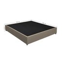 Ver imagem 3 de Base Box Casal Black Tie Maranello Suede Bege 128x188