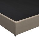 Ver imagem 2 de Base Box Casal Black Tie Maranello Suede Bege 128x188