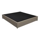Ver imagem 1 de Base Box Casal Black Tie Maranello Suede Bege 128x188