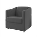 Ver imagem 2 de Kit 2 Poltronas Decorativa BIA SUEDE CINZA SKY MOBILE