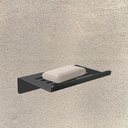 Ver imagem 2 de Saboneteira para Banheiro Preto Fosco Grega Aço Inox 14cm