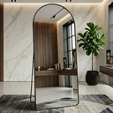 Ver imagem 4 de Espelho Lopazzi 170x70cm Arcos Grande P/ Closet Quarto Preto