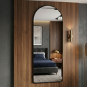 Ver mais imagens de Espelho Lopazzi 170x70cm Arcos Grande P/ Closet Quarto Preto