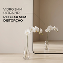 Ver imagem 3 de Espelho Lopazzi 170x70cm Arcos Grande P/ Closet Quarto Preto