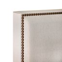 Ver imagem 6 de Cabeceira Cama Box Solteiro Com Tachas 100 cm Vicenza L02 Linho Cru - Lyam Decor
