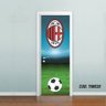 Adesivo De Porta Futebol Acm Milan - 1