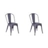 Kit 2 Cadeiras Tolix Iron - Design - Cinza - 1