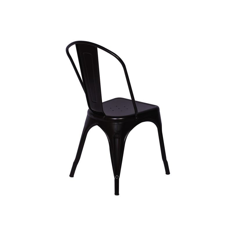 Kit 5 Cadeiras Tolix Iron - Design - Preta - 3