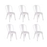 Kit 6 Cadeiras Tolix Iron - Design - Branca - 1