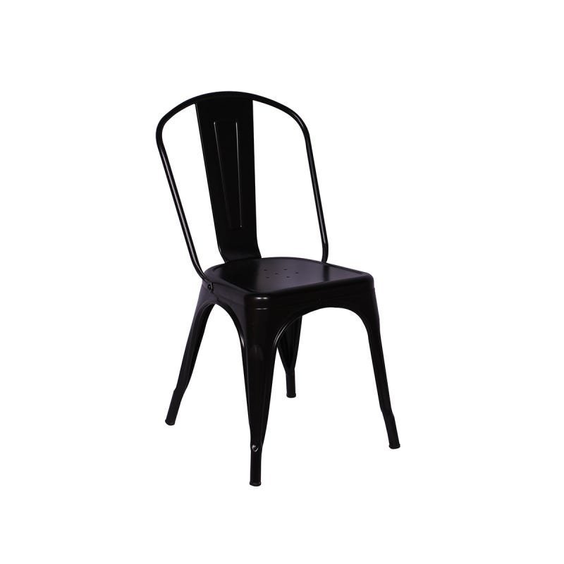 Kit 8 Cadeiras Tolix Iron - Design - Preta - 2