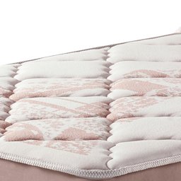 Cama Box Solteiro Rosa + Colchão Molas Superlastic Paris 88x188x68cm - 6