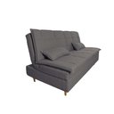 Ver imagem 1 de Sofá Cama 3 Lugares 197cm Soho Suede Cinza Herrero Decor Cinza