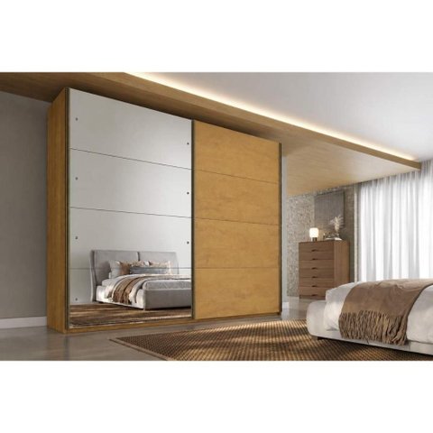 Guarda Roupa Casal 2 Ptas 1ESP 6GAV Hanover Perobaoff Europa