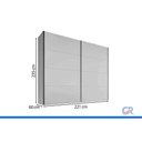 Ver imagem 4 de Guarda Roupa Casal 2 Ptas 1ESP 6GAV Hanover Perobaoff Europa