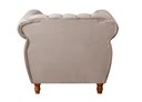Ver imagem 3 de Poltrona Realeza Chesterfield Cadeira Vintage Decoração Retrô - Veludo Capuccino