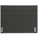 Ver imagem 2 de Kit Cabeceira Cama Box Casal 140cm com Calçadeira Roma W01 Linho Verde Musgo - Lyam Lyam Decor