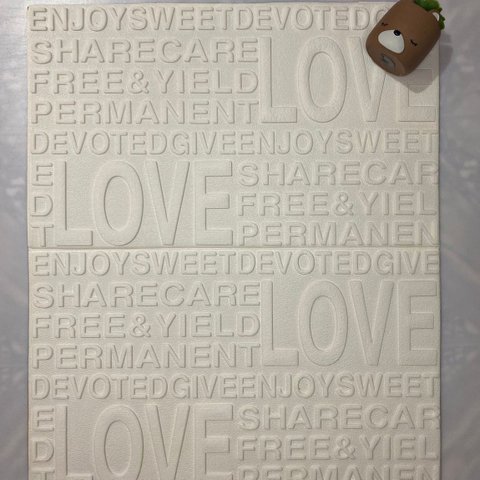 PAINEL 3D AUTO ADESIVO EM ESPUMA 70X70CM KIT 16 PEÇAS