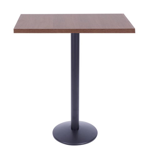 Mesa de Jantar Quadrada 70 cm Tampo Evora em MDP Base Zeta Bistrô