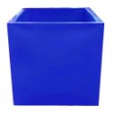 Ver mais imagens de Vaso Plantar plantas Quadrado Polietileno 20x20 BGPLASTICOS V10 AZUL ARARA 009