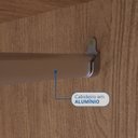 Ver imagem 6 de Guarda Roupa Modulado de Canto Porta Reflecta e LED 3 Peças 100%MDF Requinte+