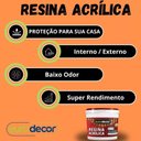 Ver imagem 2 de Resina Acrílica Incolor Base Agua Acetinado e Brilhante 18 Kg